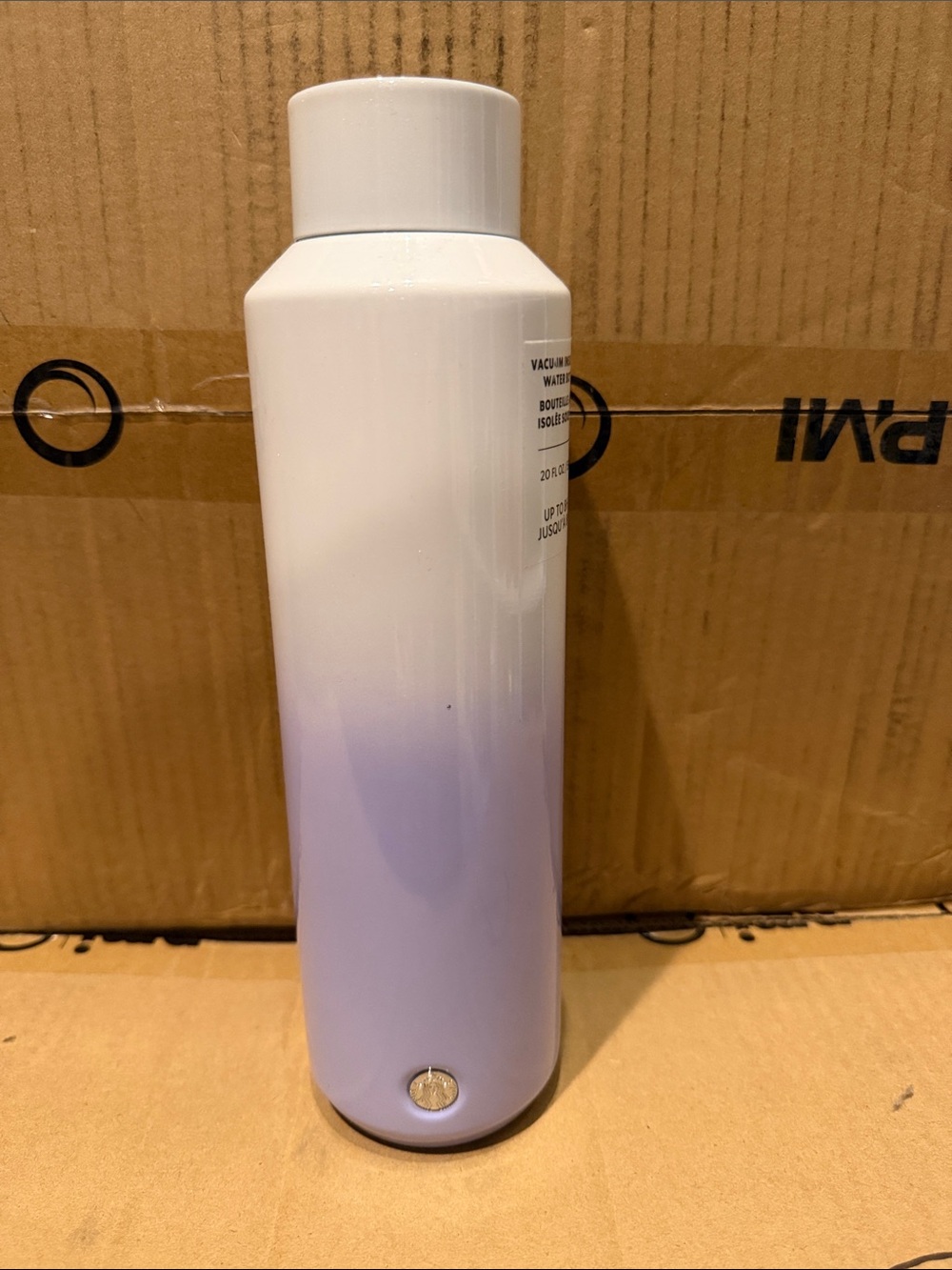 Starbucks Lavender and White Ombre Stainless Water Bottle